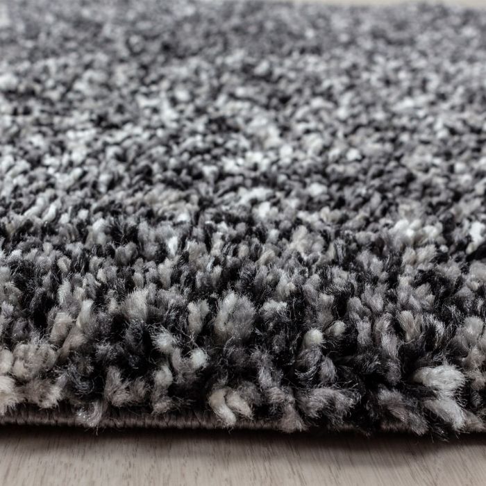 Enjoy Shaggy teppich hochflor läufer 80x250cm anthrazit