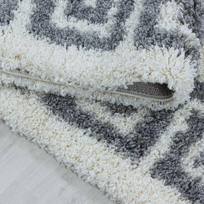 Hera Shaggy teppich hochflor rechteckig 200x290cm creme