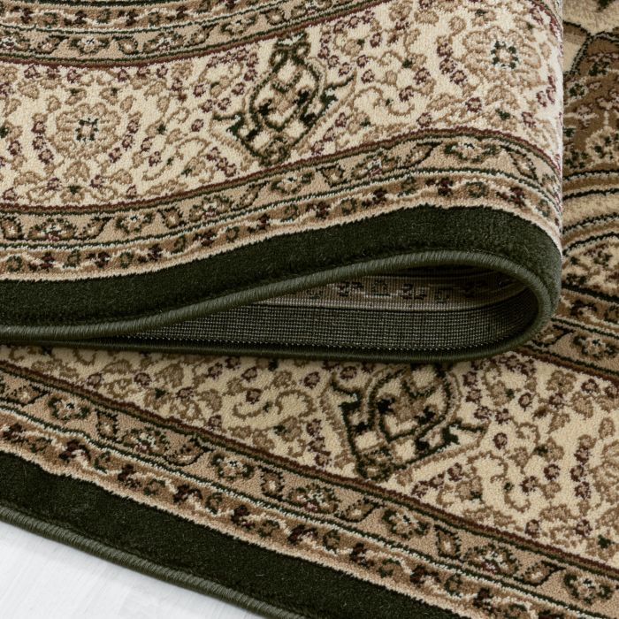 Kashmir Indi teppich kurzflor rechteckig 240x340cm grün
