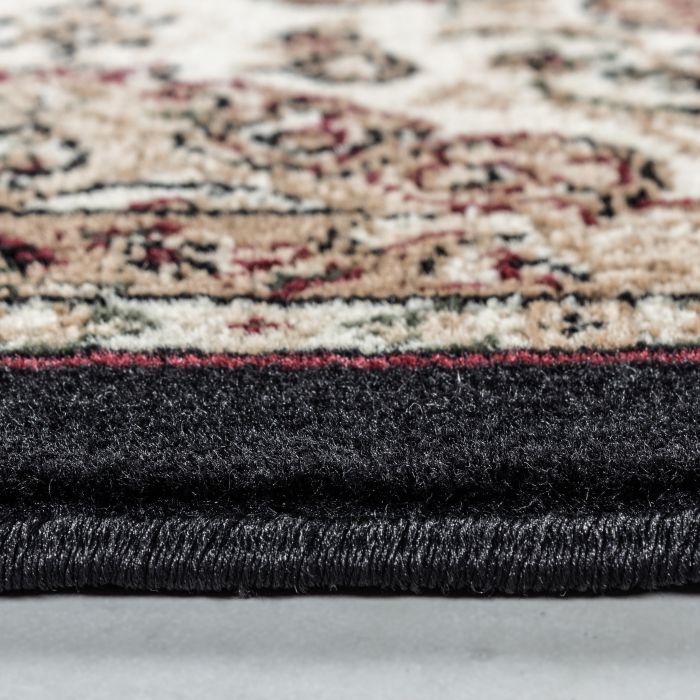 Kashmir Ardahan teppich kurzflor rechteckig 240x340cm schwarz