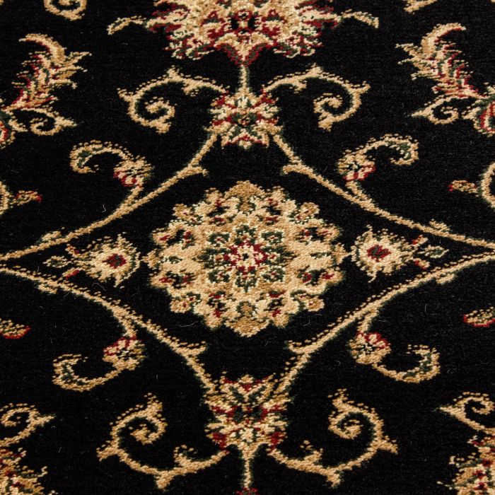 Marrakesh Layla teppich kurzflor rechteckig 160x230cm schwarz