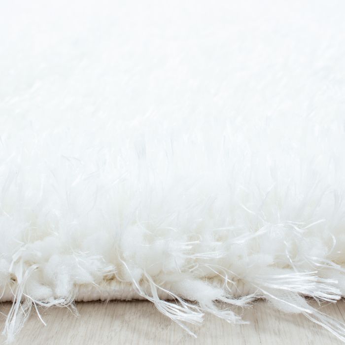 Brilliant Shaggy teppich hochflor rechteckig 240x340cm schneeweiß