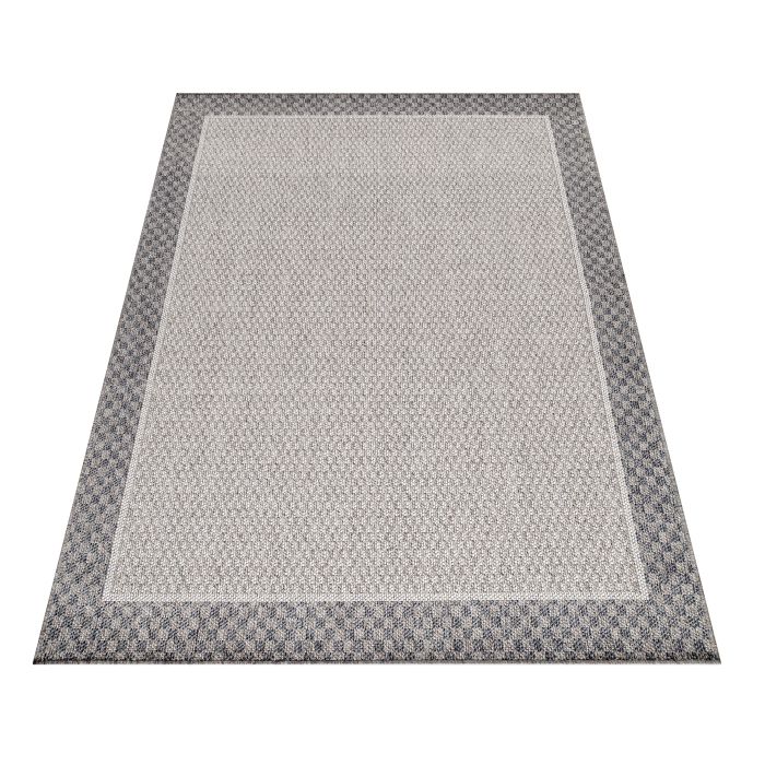 Aruba Aguli teppich indoor/outdoor flachgewebt läufer 80x250cm creme