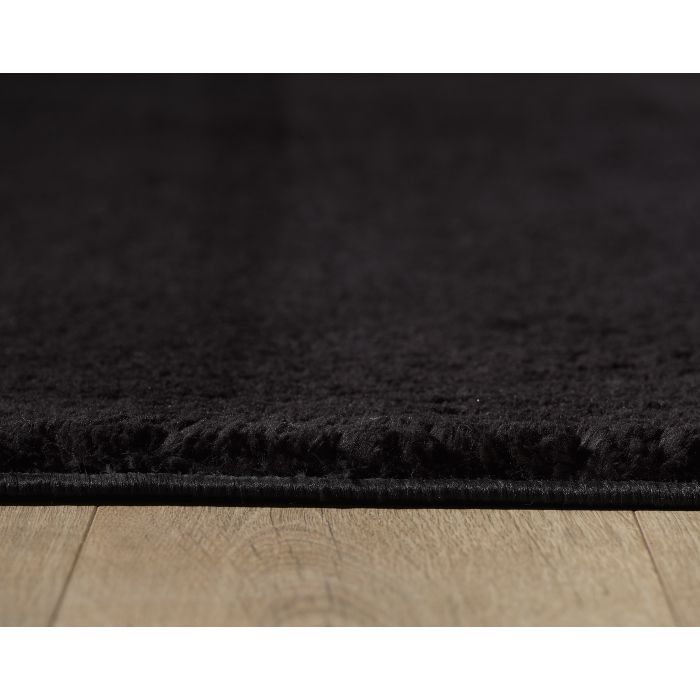 Catwalk anti-rutsch teppich kurzflor rechteckig 60x100cm schwarz