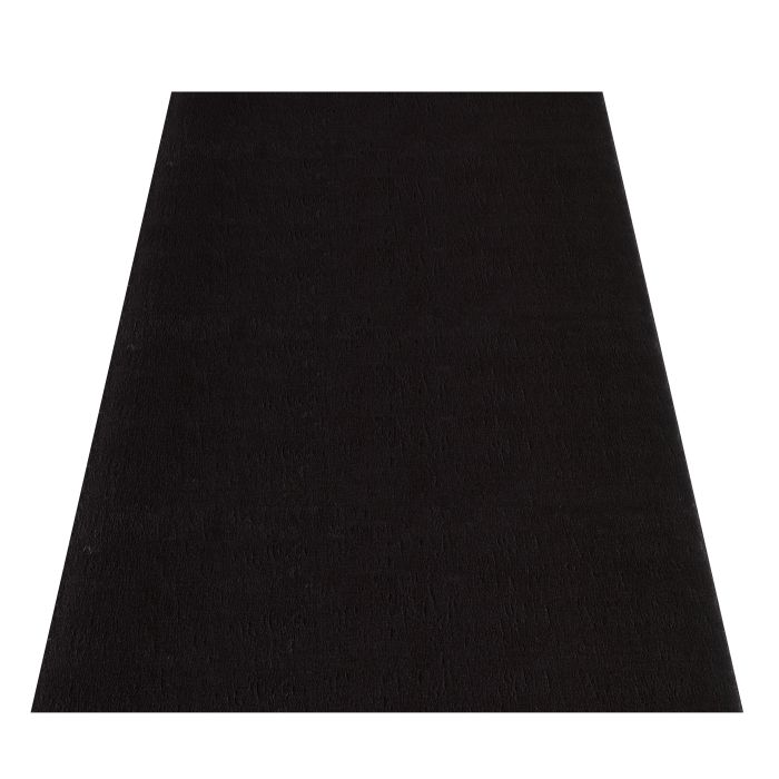 Catwalk anti-rutsch teppich kurzflor rechteckig 60x100cm schwarz