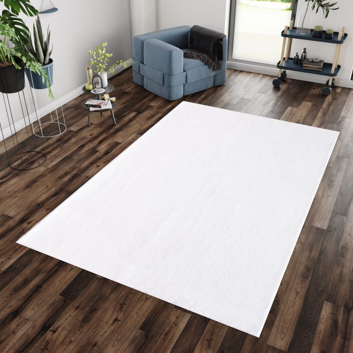 Catwalk anti-rutsch teppich kurzflor rechteckig 160x220cm creme