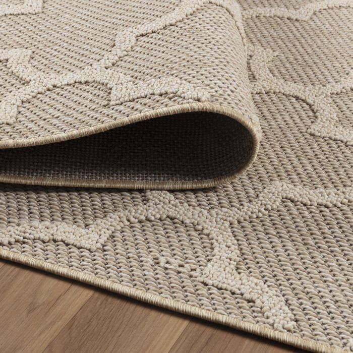 Patara Ottoman teppich indoor/outdoor rechteckig 80x150cm beige