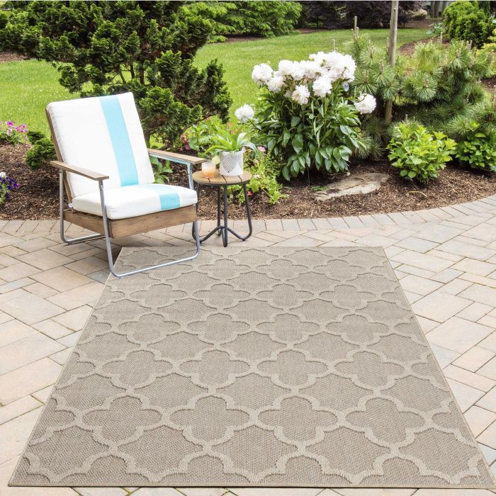 Patara Ottoman teppich indoor/outdoor rechteckig 80x150cm beige