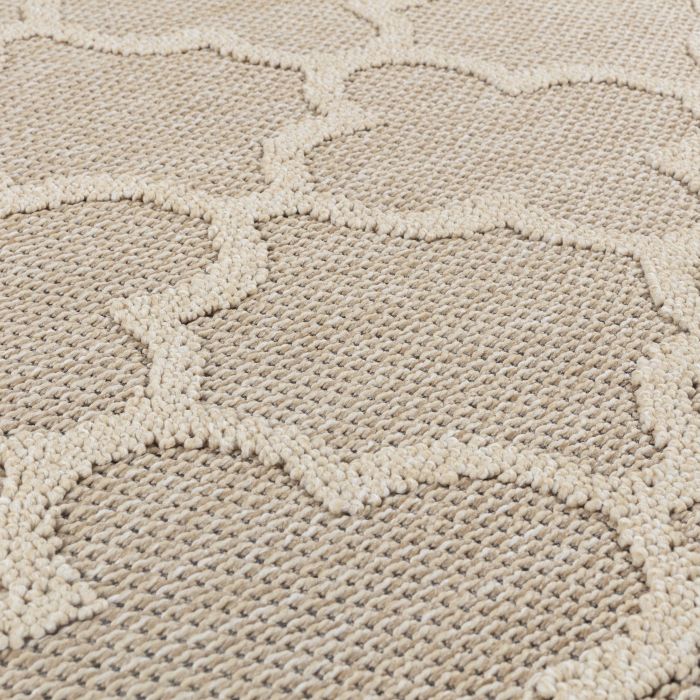 Patara Ottoman teppich indoor/outdoor rechteckig 80x150cm beige