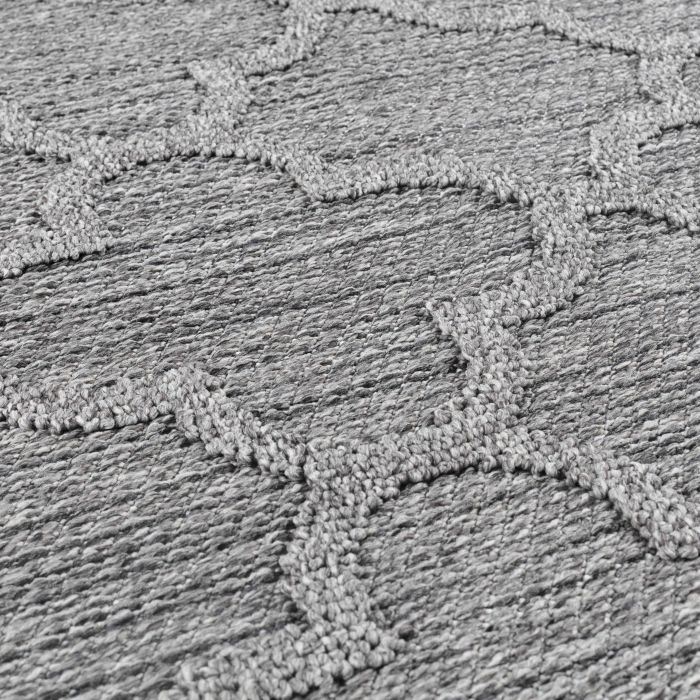 Patara Ottoman teppich indoor/outdoor rechteckig 160x230cm grau