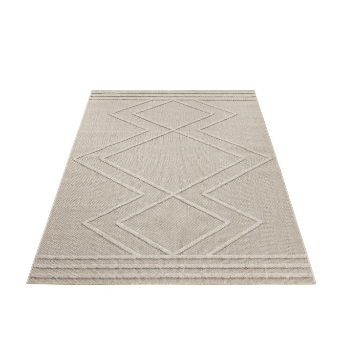 Patara Zigzag teppich indoor/outdoor rechteckig 240x340cm beige