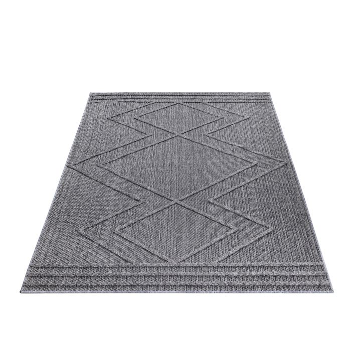 Patara Zigzag teppich indoor/outdoor rechteckig 120x170cm grau