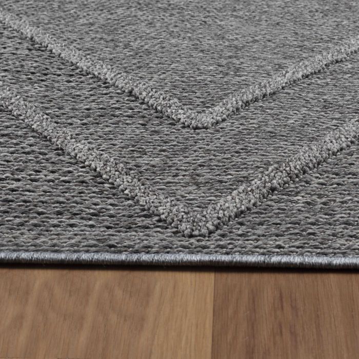 Patara Zigzag teppich indoor/outdoor rechteckig 240x340cm grau