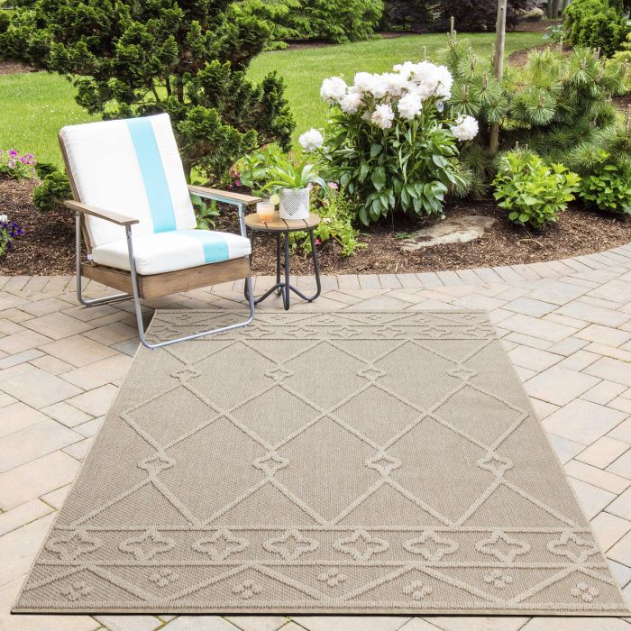 Patara Lezon teppich indoor/outdoor rechteckig 200x290cm beige