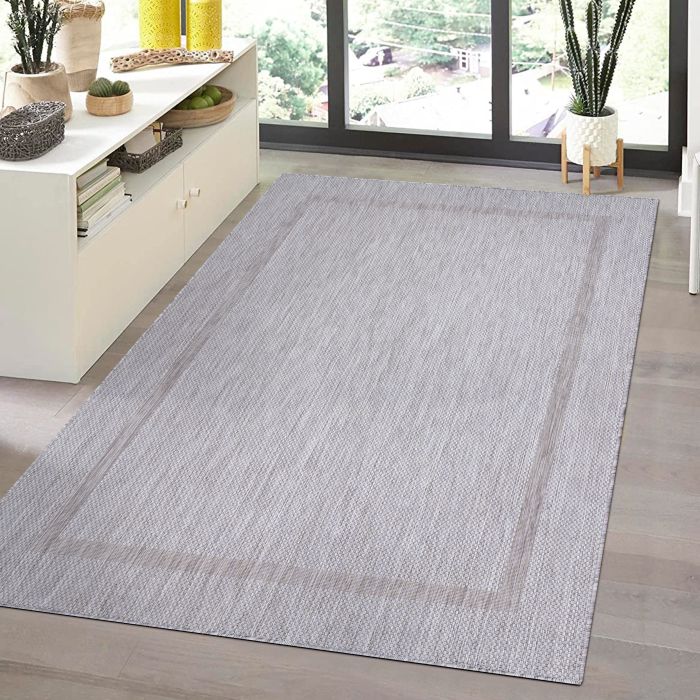 Relax Tranqua teppich indoor/outdoor rechteckig 160x230cm silber