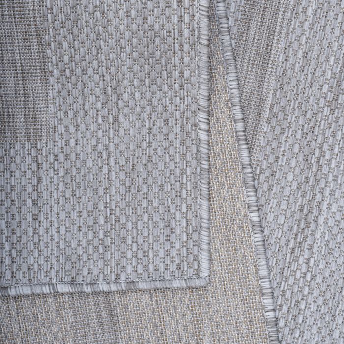 Relax Tranqua teppich indoor/outdoor rechteckig 160x230cm silber