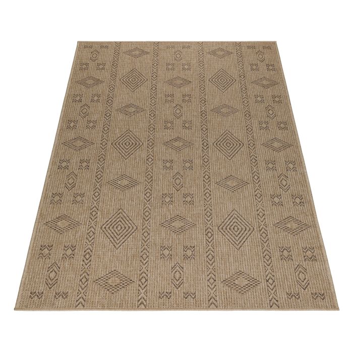 Dhaka Baita teppich indoor/outdoor läufer 80x250cm jute schwarz