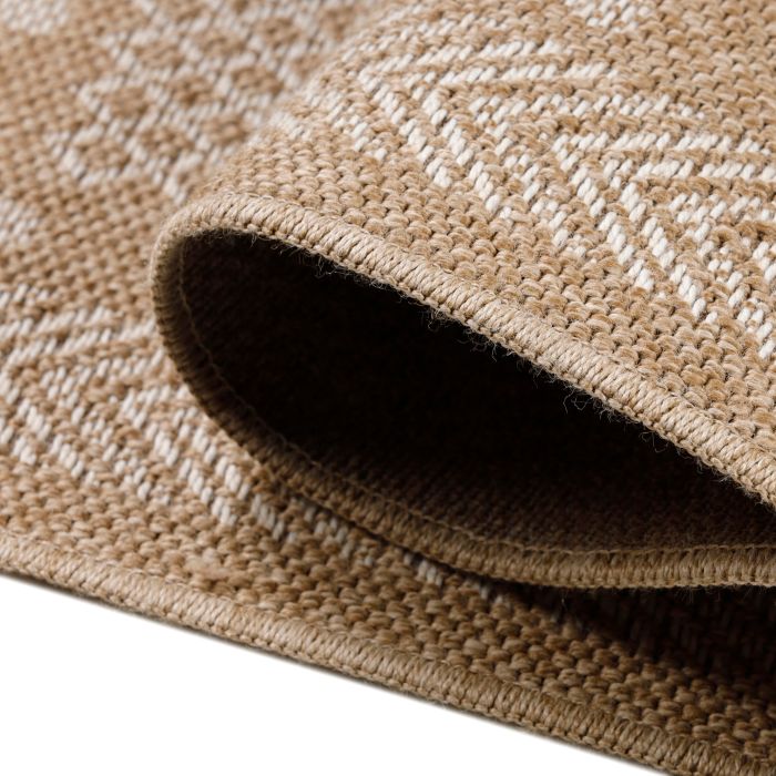 Dhaka Shapl teppich indoor/outdoor rechteckig 160x230cm jute beige
