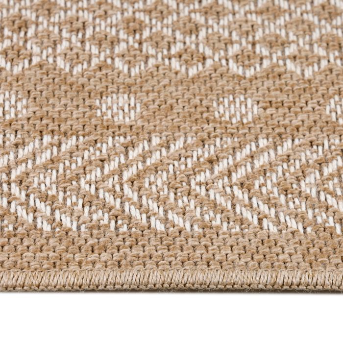 Dhaka Shapl teppich indoor/outdoor rechteckig 240x340cm jute beige