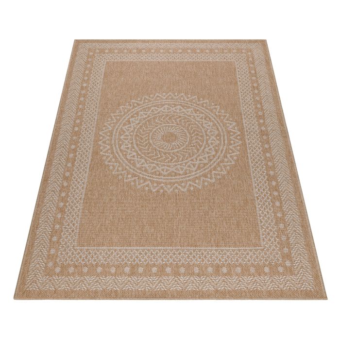 Dhaka Shapl teppich indoor/outdoor rechteckig 240x340cm jute beige