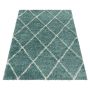 Alvor Shaggy teppich hochflor rechteckig 280x370cm blau