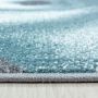 Bambi Eisbär kinderzimmer teppich kurzflor rechteckig 80x150cm blau