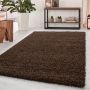 Dream Shaggy teppich hochflor rechteckig 60x110cm braun