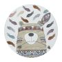 Funny Biber baby kinderzimmer teppich kurzflor rund Ø 160cm gelb