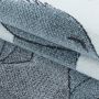 Funny Dino baby kinderzimmer teppich kurzflor rund Ø 120cm blau
