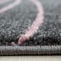 Kids Sterne kinderzimmer teppich kurzflor rechteckig 80x150cm rosa