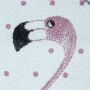 Kids Flamingo kinderzimmer teppich kurzflor rechteckig 80x150cm rosa