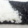 Life Shaggy Block teppich hochflor rechteckig 120x170cm schwarz