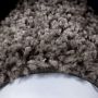 Life Shaggy Schatten teppich hochflor rechteckig 160x230cm taupe