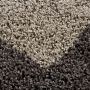 Life Shaggy Schatten teppich hochflor rechteckig 240x340cm taupe