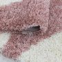 Tango Shaggy teppich hochflor rechteckig 280x370cm rose