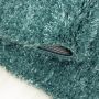 Brilliant Shaggy teppich hochflor rechteckig 80x150cm wasserblau