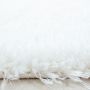 Brilliant Shaggy teppich hochflor rechteckig 80x150cm schneeweiß