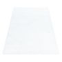 Brilliant Shaggy teppich hochflor rechteckig 80x150cm schneeweiß