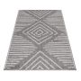 Aruba Aim teppich indoor/outdoor flachgewebt rechteckig 60x100cm grau