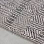 Aruba Frequen teppich indoor/outdoor flachgewebt läufer 80x250cm grau