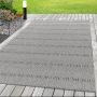 Aruba Frequen teppich indoor/outdoor flachgewebt läufer 80x250cm grau