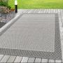 Aruba Aguli teppich indoor/outdoor flachgewebt läufer 80x250cm creme