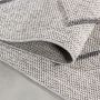 Aruba Wavy teppich indoor/outdoor flachgewebt läufer 80x250cm creme