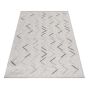 Aruba Wavy teppich indoor/outdoor flachgewebt läufer 80x250cm creme