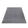 Patara Zigzag teppich indoor/outdoor rechteckig 160x230cm grau