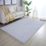 Ambiance 3D teppich fluffy hochflor rechteckig 160x230cm silber