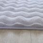 Ambiance 3D teppich fluffy hochflor rechteckig 160x230cm silber