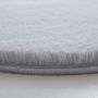 Caty Wolke kinderteppich einfarbiger fluffy hochflor 80x120cm silber