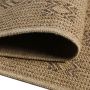 Dhaka Baita teppich indoor/outdoor läufer 80x250cm jute schwarz