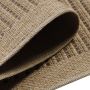 Dhaka Pohel teppich indoor/outdoor läufer 80x250cm jute schwarz